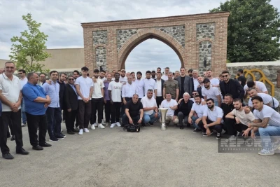"Qarabağ" FK-nın üzvlərinin işğaldan azad edilmiş ərazilərə səfəri yekunlaşıb