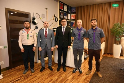 Fərid Qayıbov Mattias Gerzi ilə görüşdü - FOTO