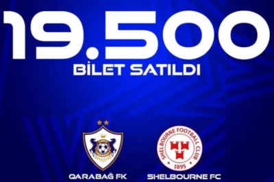"Qarabağ" - "Şelburn" matçına satılan bilet sayı məlum olub