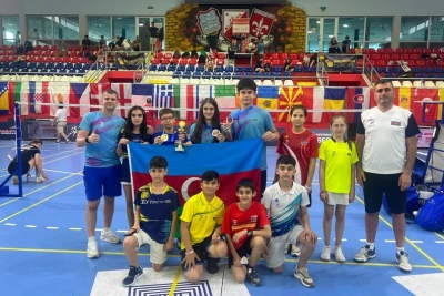Azərbaycan yeniyetmə badmintonçuları "Serbian Youth International - Novi Sad 2025" turnirində qızıl və bürünc medal qazanıblar