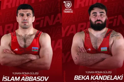 İslam Abbasov və Beka Kandelaki Avropa çempionatının yarımfinalına vəsiqə qazanıb