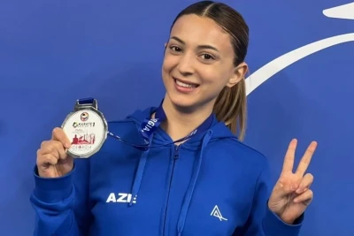 Mədinə Sadıqova "Karate 1 seriya A" turnirində gümüş medal qazandı