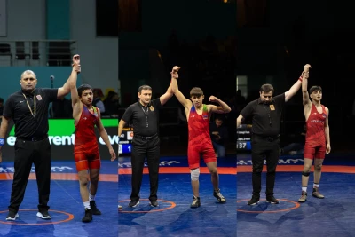 U-15 Azərbaycan çempionatında yunan-Roma güləşi üzrə 48, 52 və 57 kq çəki dərəcələrində qaliblər bəlli oldu