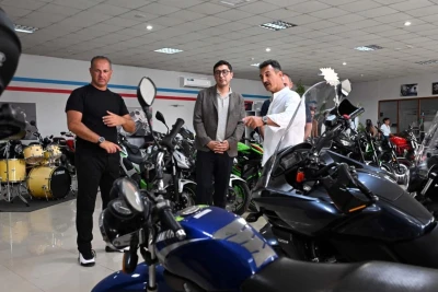 Fərid Qayıbov "Moto X Club"da motosiklet idmanının inkişafını müzakirə edib - FOTO