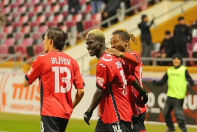 Qəbələdə "Qəbələ" - "Karvan-Yevlax" matçı heç-heçə başa çatdı