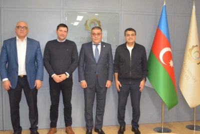 Azərbaycan Ağırlıqqaldırma Federasiyasının prezidenti Lyublyana Universitetinin professoru ilə görüşüb