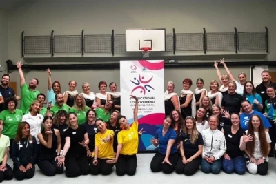 Azərbaycanlı məşqçilər Tallində "Gimnastika hamı üçün" tədbirində təcrübə mübadiləsi apardı - FOTO