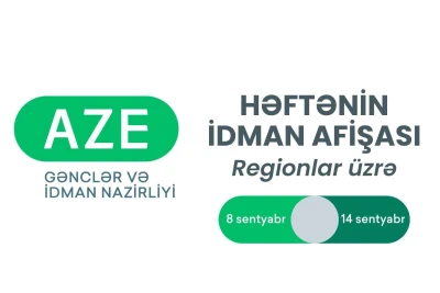 Regionlar üzrə Sentyabrın İdman Tədbirləri Afişası