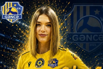 "Gəncə"nin voleybolçusu Olena Napalkova Ukrayna millisinə çağrılıb