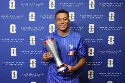 Kilian Mbappe Fransa - Mərakeş matçının ən yaxşı futbolçusu olub