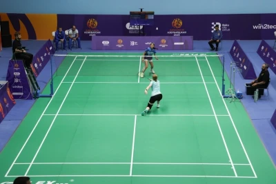 Leyla Camalzadə III MDB Oyunlarının badminton yarışında finala yüksəlib