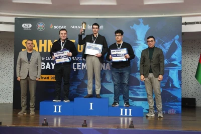 Azərbaycan Şahmat Çempionatının Qalibləri Mükafatlandırılıb - FOTO