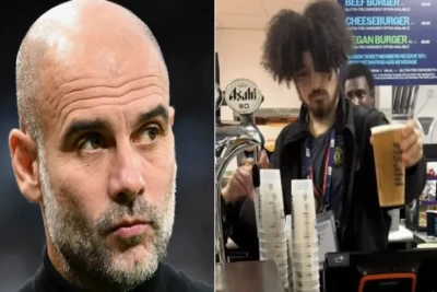 Mançester derbisində "Yunayted" forması geyinən barmen işdən qovuldu