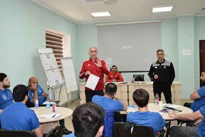 Bakıda UEFA-nın C kateqoriyalı məşqçi kurslarının ilk mərhələsi davam edir