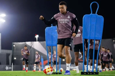 Mbappe İspaniya Superkuboku finalı öncəsi "Real Madrid"lə məşq edib