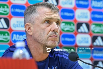 Sergey Rebrov: "Azərbaycan millisi əks-hücumlarda yaxşı oynayırdı, problem bizdə idi"