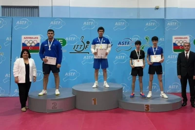 Stolüstü tennis üzrə Azərbaycan Kubokunun nəticələri açıqlanıb