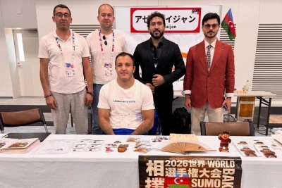 "Sumo Expo 2025"-də Bakı-2026 Sumo üzrə Dünya Çempionatının təqdimatı keçirilib