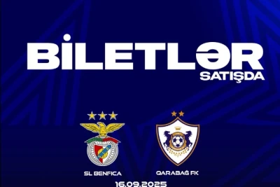 "Benfika" - "Qarabağ" oyunu: Azarkeşlər üçün bilet satışı başladı