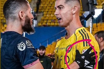 Yasin Benzianın Ronaldoya hədiyyə əlcəklərlə toxunuşu: Toral Bayramovdan paylaşım - FOTO