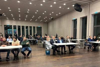 "Qarabağ" - "Ayntraxt Frankfurt" matçı Berlində Azərbaycan səfirliyinin təşkilatçılığı ilə coşqun şəkildə izlənildi