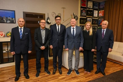 Fərid Qayıbov və Dobromir Karamarinov Azərbaycan-Avropa Atletika əməkdaşlığını müzakirə ediblər