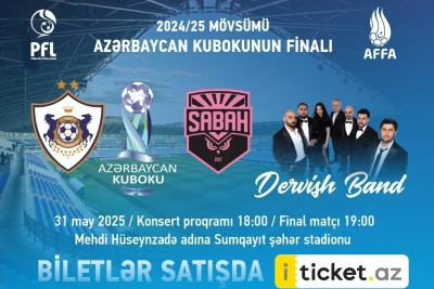 AZƏRBAYCAN KUBOKUNUN FİNAL OYUNUNA BİLƏTLƏR SATIŞDADIR