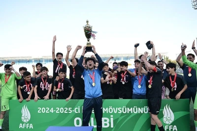 AFFA U-15 Liqasının qalibləri mükafatlandırıldı - FOTO