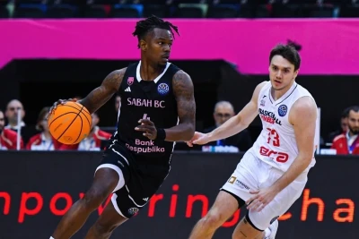 "Sabah" basketbol komandasının Çempionlar Liqasında ilk qələbəsi