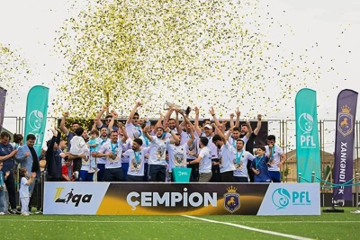 "Xankəndi" Futbol Komandası 2-ci Liqanın Çempionluq Kubokunu Qazandı
