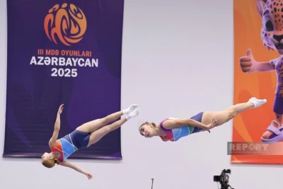 III MDB Oyunları: Azərbaycan batut gimnastikasında daha bir bürünc medal qazandı