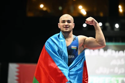 Arseniy Djioyev Azərbaycan bayrağını yüksəklərə qaldırdığı üçün xoşbəxtdir