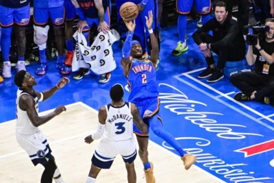 NBA-də yarımfinal seriyasının növbəti oyunu baş tutub, "Oklahoma" üstünlüyünü daha da möhkəmləndirib