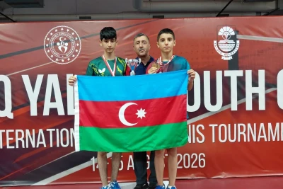 Azərbaycanın gənc stolüstü tennisçiləri Türkiyədə beynəlxalq turnirdə 4 medal qazandı