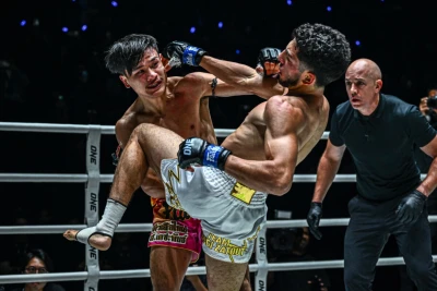 Akif Quluzadə "ONE Championship"də qalib gəldi: Taylandlı rəqibinə diz zərbəsi ilə heyrətləndirdi - VİDEO