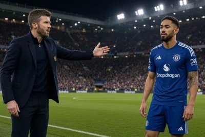 Manchester Uniteddə paltardəyişmə otağında Karrik və Kunya arasında gərgin mübahisə