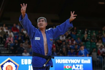 Azərbaycan veteran cüdoçuları Avropa çempionatında daha 3 qızıl medal əldə ediblər