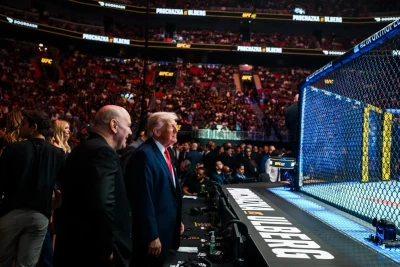 Donald Tramp UFC döyüşündən video paylaşaraq Paulo Kostanı təbrik edib
