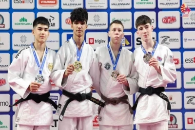 Yeniyetmə cüdoçularımız Avropa çempionatının ilk günündə 6 medal qazanıb, komanda hesabında birinci oldu