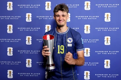Dünya çempionatında Kerim Alaybeqoviç ən yaxşı futbolçu seçilib