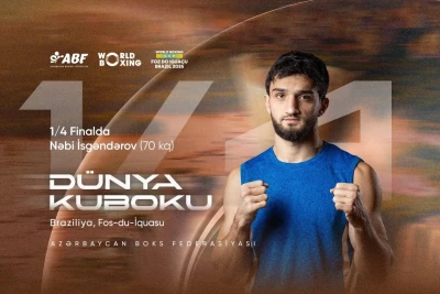 Nəbi İsgəndərov Dünya Kubokunda 1/4 finala yüksəlib