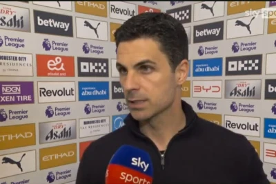 Arteta "Mançester Siti" ilə oyundan sonra: Çempionluq şansı hələ də əlimizdədir