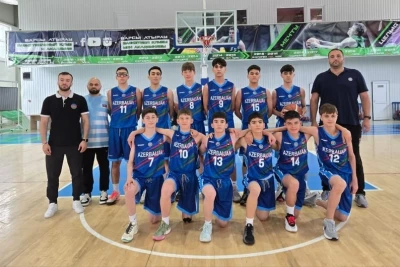 14 yaşadək oğlanlardan ibarət Azərbaycan basketbol millisi "Airom Cup"a qələbə ilə başladı
