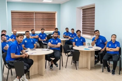 UEFA B kateqoriyalı məşqçi kursunun I mərhələsi başladı