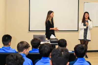 "Sabah" Futbol Akademiyasında uşaq hüquqları seminarı keçirilib