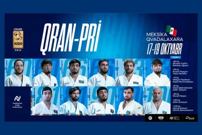 Meksika Qran-Prisində iştirak edəcək Azərbaycan cüdoçularının heyəti açıqlanıb
