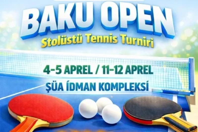 "Baku Open": Həvəskar və Veteran Stolüstü Tennisçilər Yarışacaq