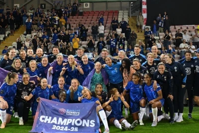 "Çelsi" qadın futbol komandası ölkə çempionatında 6-cı dəfə ardıcıl olaraq qalib gəlib
