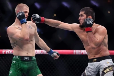 İslam Mahaçev UFC tarixində ən uzunmüddətli qələbə seriyasına sahib oldu