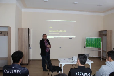 "Karvan-Yevlax" üçün AFFA Hakimlər Komitəsindən oyun qaydaları seminarı - FOTO